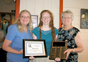 Jessica with Joann Clark and Dr. Mary Retterer